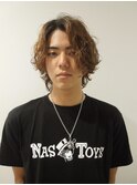 ミディアムパーマスタイル