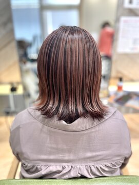 ジプソ(Gypso Hair salon) 【 コーラルアンブレラカラー 】