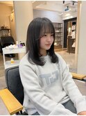 レイヤーカット/小顔に見せるヘア