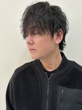 アンプフォーヘア 栄 矢場町(amp for hair.) パーマの残りを活かして　ショートウルフ