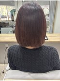 切りっぱなしボブ