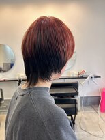 ラック 津田沼(LUCK)&nbsp;ワインレッドダブルカラーインナーカラーケアブリーチ