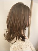 くびれレイヤースタイル