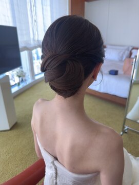 ロンド フィーユ(Lond fille) お客様ヘア結婚式に向けた顔まわりカットカラー是非ご相談下さい