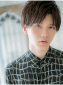 伸ばしかけ七三分け韓国メンズカットo札幌月寒