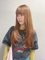 フェブリエ(Fevrier)&nbsp;アプリコットオレンジ レイヤーカット デザインカラー