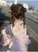 浴衣ヘアセット