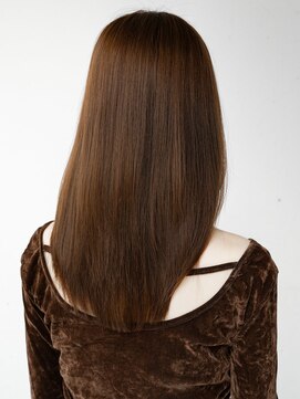 エインアンリー 明治神宮前(AIN.ANLY.) ◎デジタルパーマミディアムヘアコテ巻き風パーマ縮毛矯正韓国風