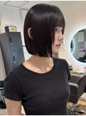 骨格に合わせた小顔似合わせボブカット 梅田