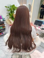 ロンドルピナス 小倉(Lond Lupinus) ミディアムヘア暗めカラー/デザインカラー/フェイスフレーミング