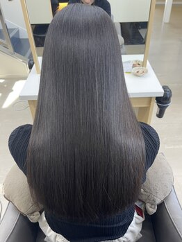 《山陰で数少ない髪質改善ストレート導入》施術後、自宅でも髪質の違いを実感！周りから褒められる髪質に*