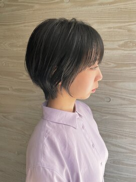 素髪のような艶と柔らかさの髪質改善×丸みショート