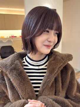 ビーチ(BEACH) ぷつっとボブ外はねレッドブラウン