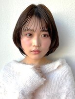 カバーヘア ブリス 大宮西口(COVER HAIR bliss)&nbsp;ひし形ショートボブ/ミルクティーブラウン/大人ガーリー/p大宮