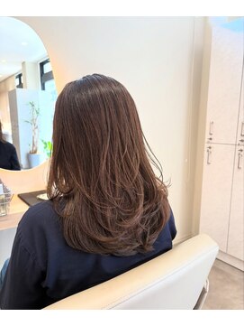 ルーチェココ ブラン(Lu'ce coco blanc) 【スタイリング簡単♪】ワンカールレイヤー×アッシュブラウン