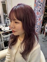 エフィール(afeel)&nbsp;ピンクバイオレット×ロングレイヤー