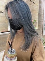 リコヘアー(LiCO HAIR)&nbsp;那覇/イメチェン/ピンクベージュ/アンブレラカラー/前髪