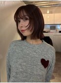 レイヤーボブ/暖色