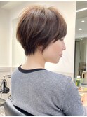 ひし形ショート/大人可愛いショートボブ/鎌倉ショート