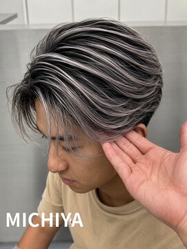 アンドメゾンオム(&Maison. homme) 【筋感際立つ】シルバーバレイヤージュ