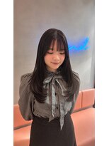 ロンドポレール 北千住(Lond polaire)&nbsp;韓国レイヤー/韓国ボブ/ロングレイヤー/オリーブベージュ
