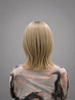 ソラヘアー(SORA hair) ハイトーンベージュ×くびれボブ