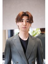 トリリオンヘアー by NoLimit 西梅田店&nbsp;『メンズ梅田美容室』色気センターパート