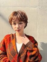 ランド(Land.)&nbsp;面長解消《20代30代》流せる前髪/くびれショート/耳掛けショート