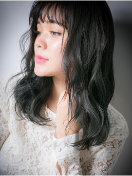 カバーヘア ブリス 戸田公園西口店(COVER HAIR bliss) *bliss戸田公園*重軽MIX◎黒髪無造作カールx