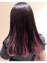 ネオリーブルノン 日吉(Neolive Runon)&nbsp;ピンクキャンディインナーカラー 　ストレートver ~