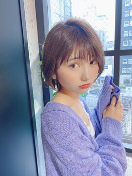 ロンドプランタン 恵比寿(Lond Printemps) 【Lond佐野】小顔ひし形ボブ アッシュベージュ