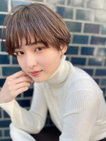 ロイジー(roijir)&nbsp;【roijir 表参道】小顔マッシュショート×ナチュラルベージュ