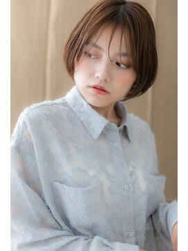 カバーヘア ブリス 大宮西口(COVER HAIR bliss) フレンチガーリー大人ハイライト小顔ミニボブZ大宮20代30代40代