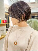 絶壁解消/ひし形/前下がり/大人ショートボブ/30代/40代★猪狩★