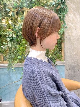ロンドフルール 大宮東口(Lond fleur) Lond fleur林　丸みのあるショートボブアースカラー