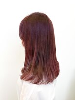 アッシュ 十日市場店(Ash)&nbsp;ミディアムストレート　イヤリングカラー