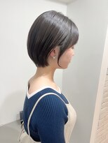大人可愛い30代40代50ショートボブショート丸みショート