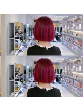 キジ(KIJI) ★チェリーレッド×ボブ★