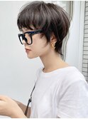【なかじま ひびき】カーキグレージュ×マッシュレイヤー