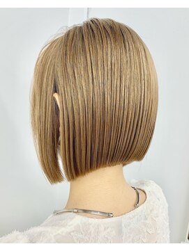 ロンプ(romp) ハイトーンワンレングスボブ【恵比寿romp藤巻】【ショートボブ】