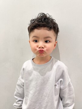 ラウンジ 鶴見(Lounge) 4歳男の子パーマ子供パーマキッズカット保育園生幼稚園生