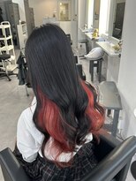 シェイロ(Cielro)&nbsp;【インナーレッド/アンブレラカラーこなれミディ】SAKI