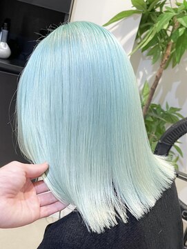 ロイス 神宮前(ROIS) ミルクティーベージュ/ダブルカラー/ケアブリーチ/ハイトーン