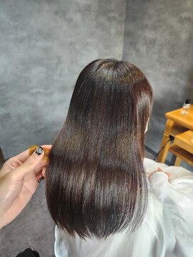 燈 縮毛矯正リタッチ