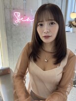 ハローバイシー 仙台(Hello by Sea)&nbsp;ワンレン×ネビージュ[ボブルフ/黒髪/小顔]