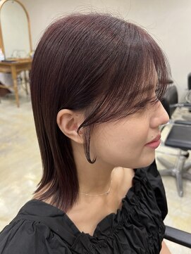 カノエ 下関熊野店(canoe) 切りっぱなし 顔周りカット