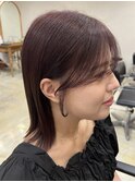 切りっぱなし 顔周りカット