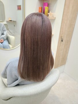 シア 新越谷店(SHEER) ミルクティーベージュ/ケアブリーチ