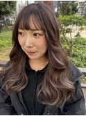 #ハイライトカラー × #ラベンダーアッシュ