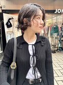 フレンチパーマボブ【世良綾花】